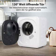 COSTWAY Mini 5KG, LED Touch-Screen Wäschetrockner