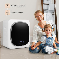 COSTWAY Mini 5KG, LED Touch-Screen Wäschetrockner