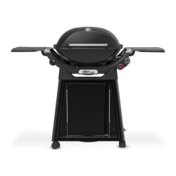 Weber Q3200N+ Black Gasgrill mit Premium-Rollwagen
