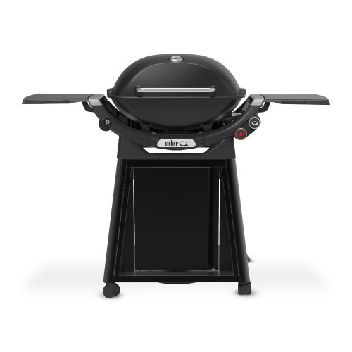 Weber Q3200N+ Black Gasgrill mit Premium-Rollwagen