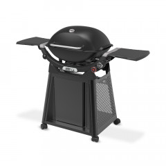 Weber Q3200N+ Black Gasgrill mit Premium-Rollwagen