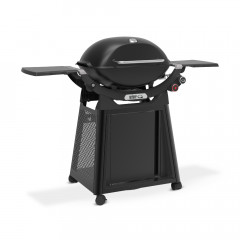 Weber Q3200N+ Black Gasgrill mit Premium-Rollwagen