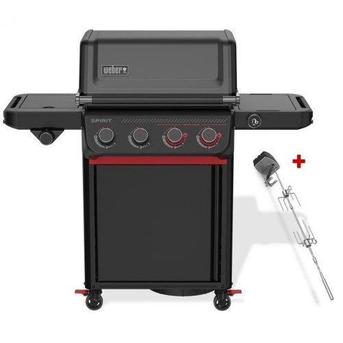 Weber Spirit EPX-435R Stealth Gasgrill mit Sear Zone, Drehspieß & Thermometer
