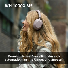 SONY WH 1000 XM 5 B, Over-ear Kopfhörer Bluetooth Black