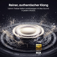 SOUNDCORE BY ANKER AeroFit 2 Pro, Open-ear Kopfhörer Bluetooth Mattes Schwarz