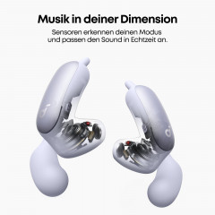 SOUNDCORE BY ANKER AeroFit 2 Pro, Open-ear Kopfhörer Bluetooth Mattes Schwarz