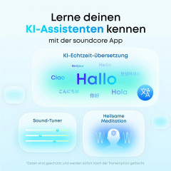 SOUNDCORE BY ANKER Space One Pro Case Edition, Over-ear Kopfhörer Bluetooth Jet Black (mit Tragetasche)