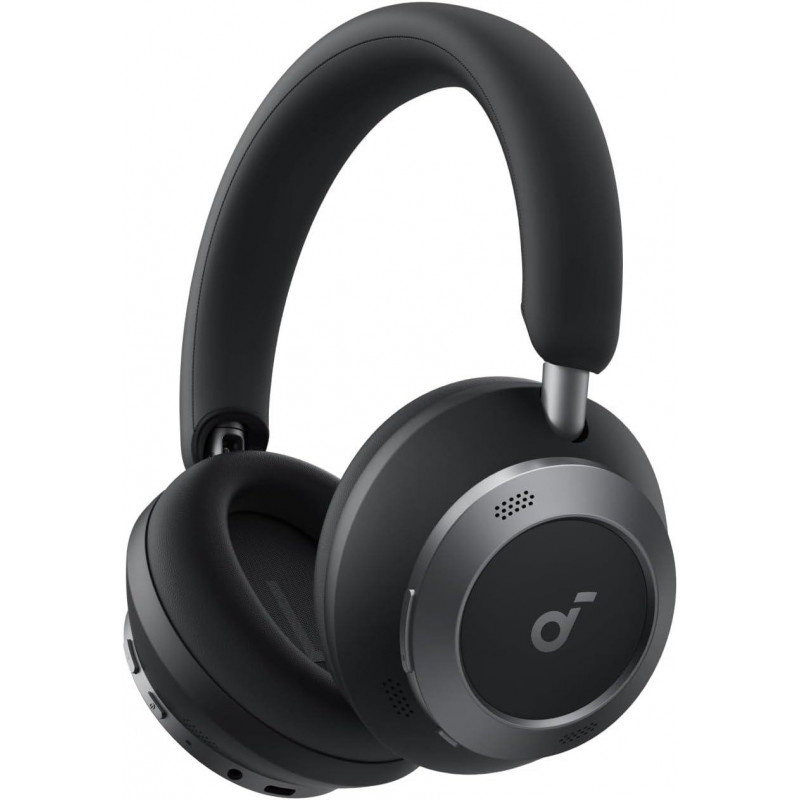 SOUNDCORE BY ANKER Space One Pro Case Edition, Over-ear Kopfhörer Bluetooth Jet Black (mit Tragetasche)