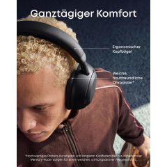SOUNDCORE BY ANKER Space 2, Over-ear Kopfhörer Bluetooth Black