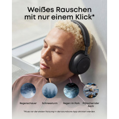 SOUNDCORE BY ANKER Space 2, Over-ear Kopfhörer Bluetooth Black