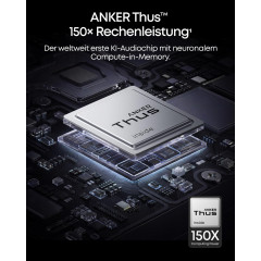 SOUNDCORE BY ANKER Liberty 5 Pro TWS, Anrufqualität 10 Mikros, Noise Cancelling, ANC 4.0, Hi-Res, In-ear Kopfhörer Bluetooth White