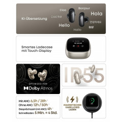 SOUNDCORE BY ANKER Liberty 5 Pro Max, KI-Notizassistent, glasklare Anrufe, 1.78