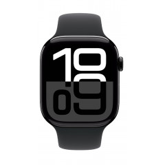 APPLE Series 10 Smartwatch Aluminium Fluorelastomer, 160 - 210 mm, Diamantschwarz
