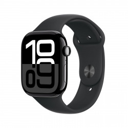 APPLE Series 10 Smartwatch Aluminium Fluorelastomer, 160 - 210 mm, Diamantschwarz APPLE Series 10 Smartwatch Aluminium Fluorelastomer, 160 - 210 mm, Diamantschwarz