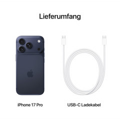 Apple iPhone 17 Pro 256GB Smartphone Tiefblau