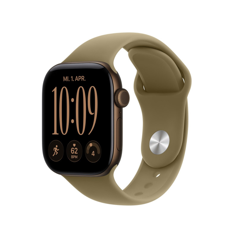 APPLE Watch Series 12 GPS 42, 2026 Smartwatch Aluminium Fluorelastomer, 130-180 mm, Dunkelbronze