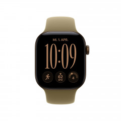 APPLE Watch Series 12 GPS 42, 2026 Smartwatch Aluminium Fluorelastomer, 130-180 mm, Dunkelbronze