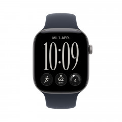 APPLE Watch Series 12 GPS 46, 2026 Smartwatch Aluminium Fluorelastomer, 160-210 mm, Space Grau