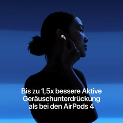 APPLE AirPods 5 + wireless charging Case, Open-ear Kopfhörer Bluetooth White