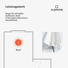 Bansin Smart 1500 Konvektionsheizgerät 1500W App-Steuerung
