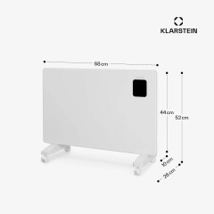 Bansin Smart 1500 Konvektionsheizgerät 1500W App-Steuerung