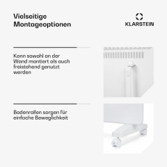 Bansin Smart 1500 Konvektionsheizgerät 1500W App-Steuerung