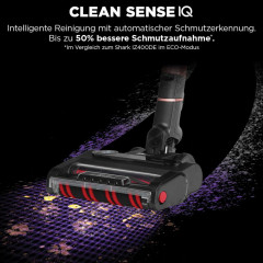 SHARK IZ400DE Stratos Stielsauger, Akkubetrieb, 80 Watt