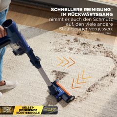 SHARK IA1241EU PowerDetect Speed Akku-Staubsauger, Stielsauger, Akkubetrieb, 350 Watt