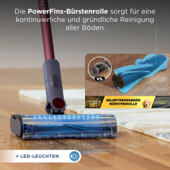 SHARK BU1621EU PowerLite Stielsauger, Akkubetrieb, 350 Watt