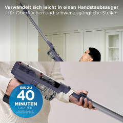 SHARK BU3621EUT PowerLite Clean & Empty, Akku-Staubsauger für Tierhaare, Stielsauger, Akkubetrieb