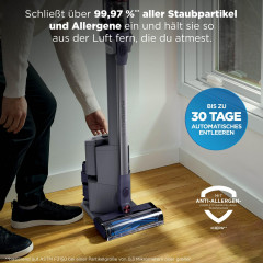 SHARK BU3621EUT PowerLite Clean & Empty, Akku-Staubsauger für Tierhaare, Stielsauger, Akkubetrieb