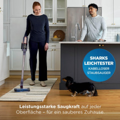 SHARK BU3621EUT PowerLite Clean & Empty, Akku-Staubsauger für Tierhaare, Stielsauger, Akkubetrieb