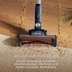 SHARK IA3246EUTBL PowerDetect Speed Luxe Collection Clean & Empty Akku-Staubsauger, Stielsauger, Akkubetrieb, 350 Watt