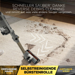 SHARK IA3246EUTIV PowerDetect Speed Luxe Collection Clean & Empty Akku-Staubsauger, Stielsauger, Akkubetrieb, 350 Watt