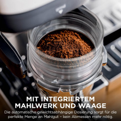NINJA ES655EU Luxe Café Premier Plus, 3-in-1 Espresso-, Cold Brew- und Filterkaffeemaschine, Kaffeemaschine Silber