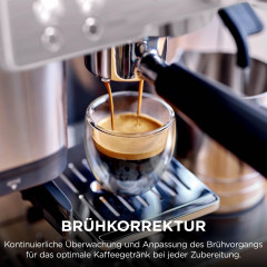 NINJA ES655EU Luxe Café Premier Plus, 3-in-1 Espresso-, Cold Brew- und Filterkaffeemaschine, Kaffeemaschine Silber