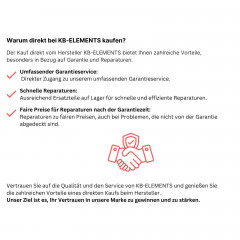 KB ELEMENTS ELK106PF Induktionskochfeld (90 cm breit, 5 Kochfelder)