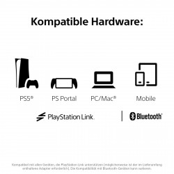 SONY PlayStation Pulse Elite Wireless + Case, Over-ear Gaming Headset Bluetooth Weiß SONY PlayStation Pulse Elite Wireless + Case, Over-ear Gaming Headset Bluetooth Weiß