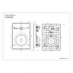 Bowers & Wilkins CWM362 (Einbaulautsprecher)