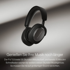 BOWERS & WILKINS Px7 S3, Over-ear Kopfhörer Bluetooth Indigo Blue