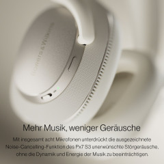 BOWERS & WILKINS Px7 S3, Over-ear Kopfhörer Bluetooth Indigo Blue