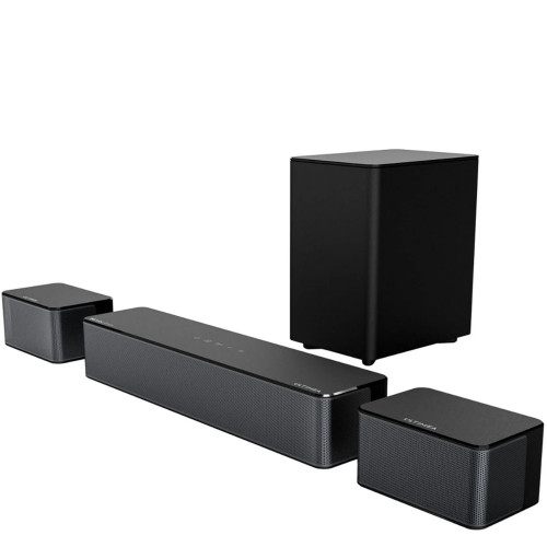 ULTIMEA Poseidon M4T 5.1 Heimkino Soundsystem mit Dolby Atmos, Soundbar, Schwarz
