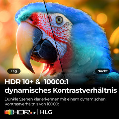 ULTIMEA Poseidon E40 Smart Projektor, Android TV, Netflix Beamer(Full-HD, 3D, 1000 ANSI-Lumen)