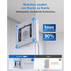 ECOVACS WINBOT MINI 2 Fensterputzroboter, Weiß