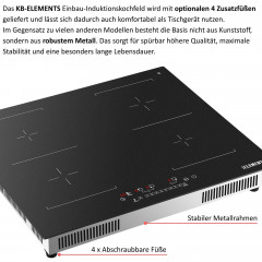 KB ELEMENTS ELK111AS Induktion (59 cm breit, 4 Kochfelder)