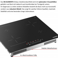 KB ELEMENTS ELK112AS Induktionskochfeld (59 cm breit, 4 Kochfelder)