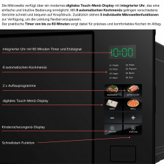 KB ELEMENTS ELK25MB1, Einbaumikrowelle (850 Watt, 25 l Garraum-Volumen, Grillfunktion)