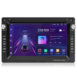JUNSUN VW Polo 9N Golf 4 Passat B5 T5 GPS Internetradio, FM, Black