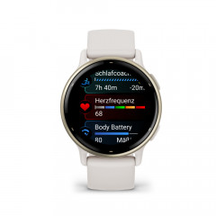 Garmin Vivoactive 5 Elfenbein/Cremegold Smartwatch