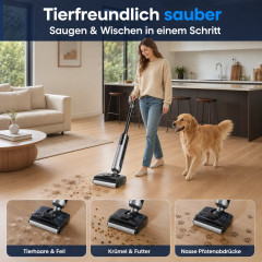 JONR H2 Nass Trockensauger, Schwarz